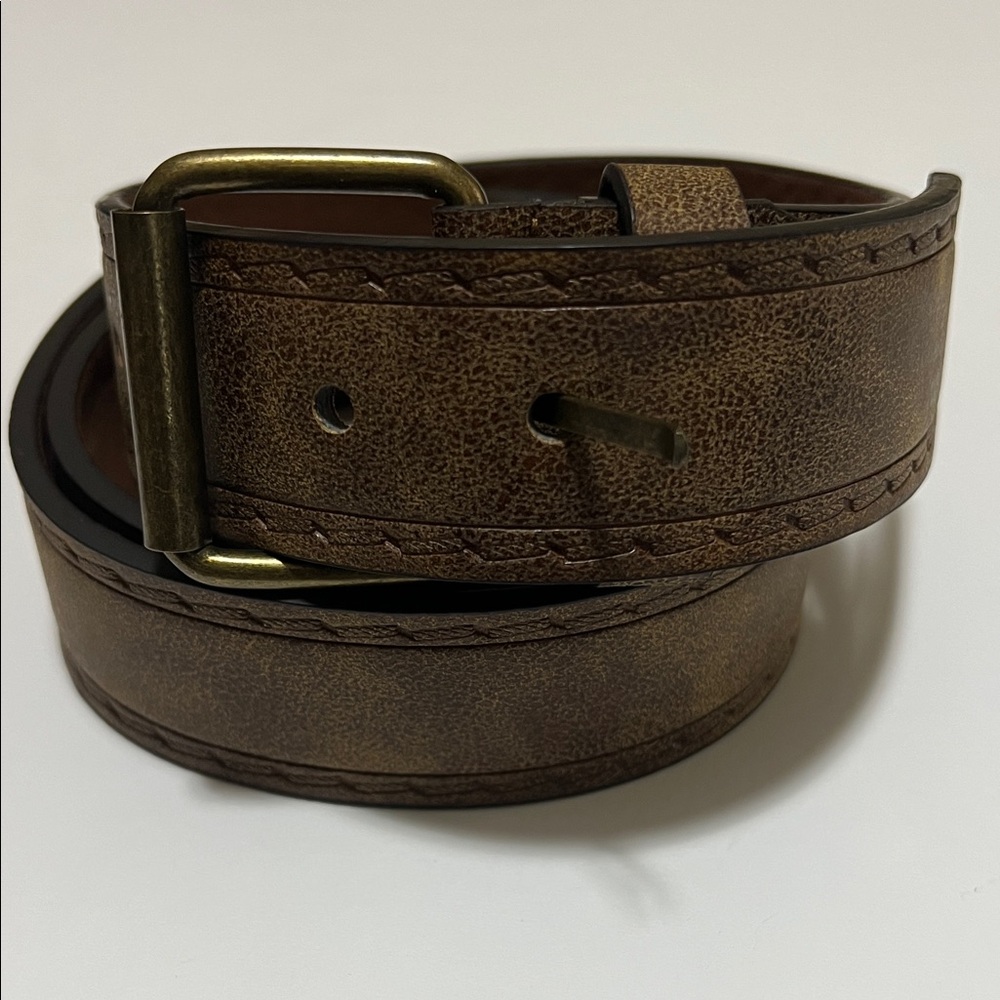 Men's Camel Retro Metal Buckle Casual Belt 120 cm (36 - 38 In Waist)